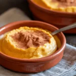 Creamy sweet potato pudding served in a bowl, topped with cinnamon, highlighting the sweet potato pudding recipe.